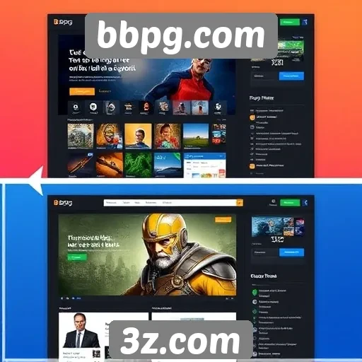 Evolução da interface do usuário no bbpg.com
